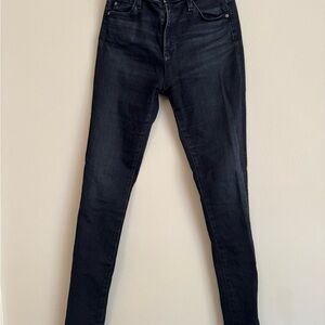AG High Rise Farrah Skinny Jeans